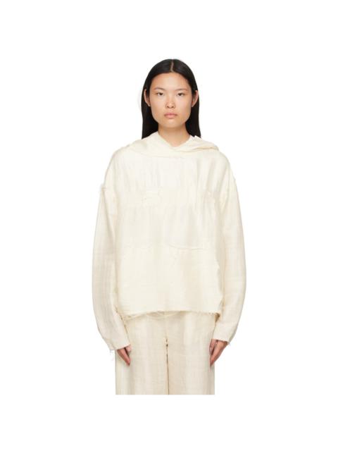 AIREI Beige Destiny Ghost Hoodie