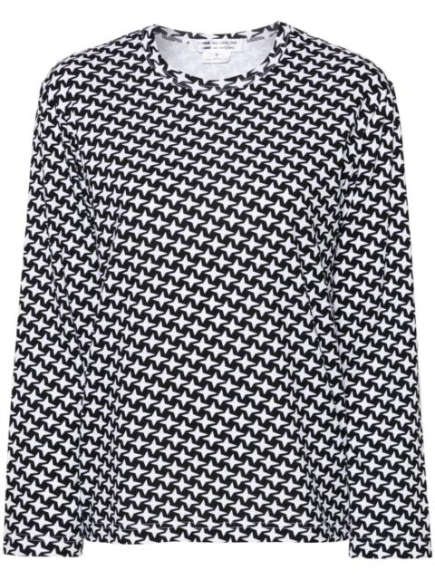 Comme des Garçons Comme des Garçons star-print cotton T-shirt