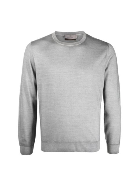 Canali wool fine-knit jumper