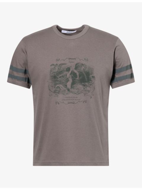 Palmes Mermaid Graphic-Print Cotton T-Shirt
