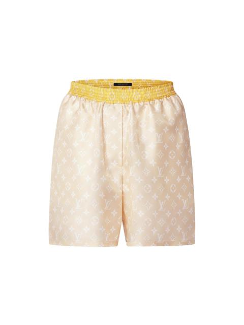 Louis Vuitton Monogram Color-Block Pajama Shorts