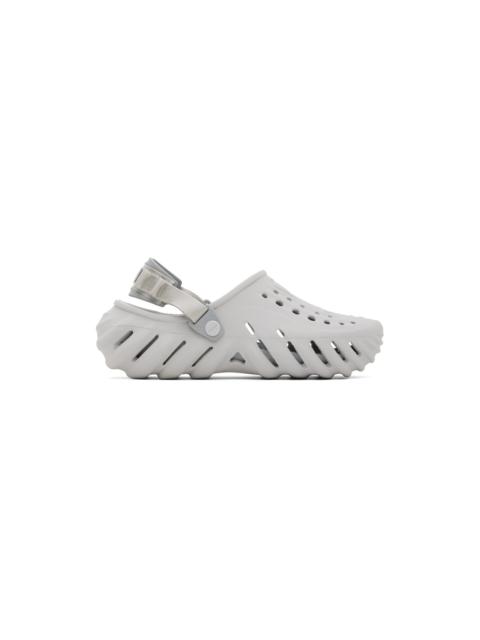 crocs Gray Echo Clogs
