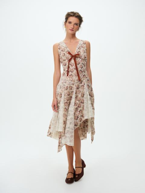 For Love & Lemons Betsy Floral Midi Dress