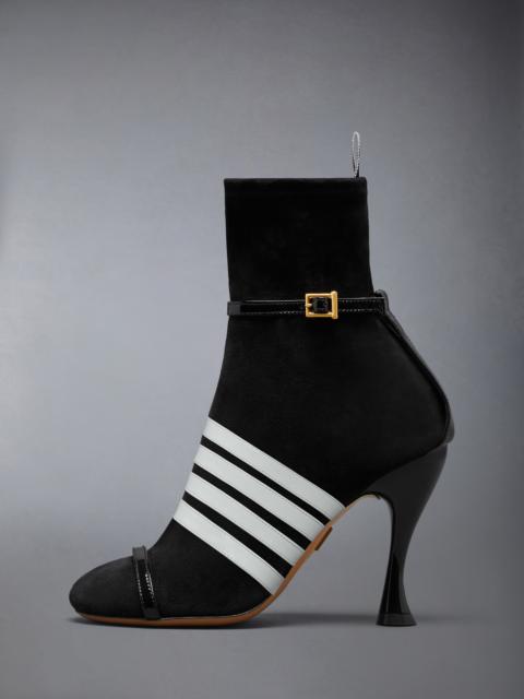 Thom Browne SOFT SUEDE TROMPE L'OEIL 4-BAR ANKLE BOOT 105MM