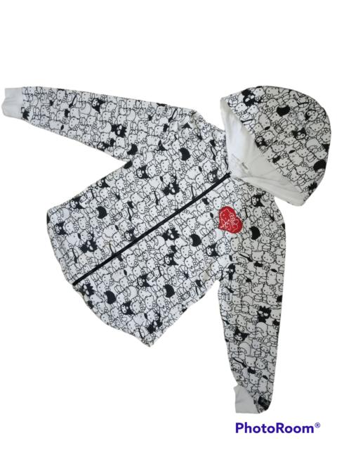 Other Designers Japanese Brand - Hello Kitty Sanrio Anime Full Print Zipper Hoodie