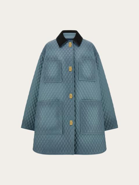 FERRAGAMO Quilted nappa blouson