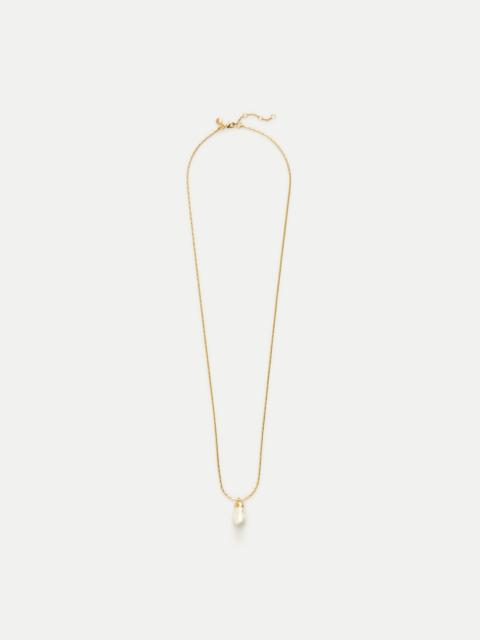 J.CREW Long pearl pendant necklace