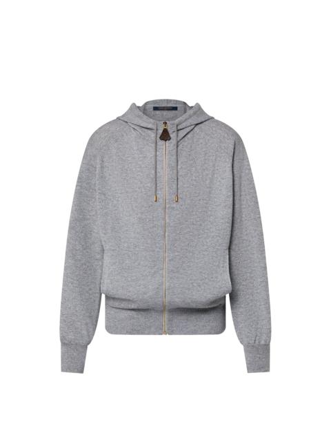 Louis Vuitton Cashmere Zip-Up Hoodie