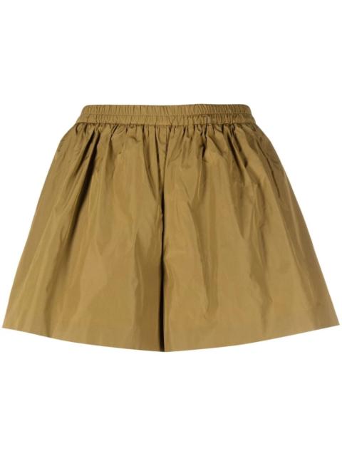 REDValentino pleated flared shorts