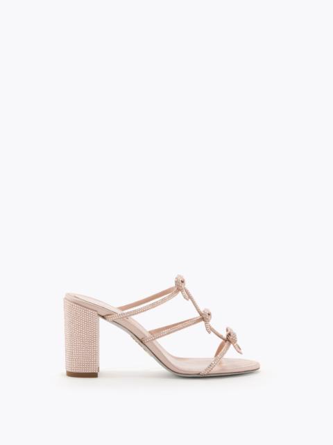 RENE CAOVILLA CATERINA BLUSH PINK MULE 80