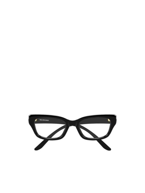 BALENCIAGA BB logo cat-eye glasses