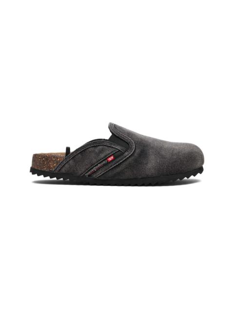 Diesel Black D-Woodstock Slip-on Loafers