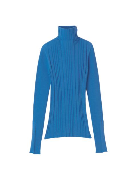 Longchamp Fall-Winter 2023 Collection Sweater Cobalt - Wool