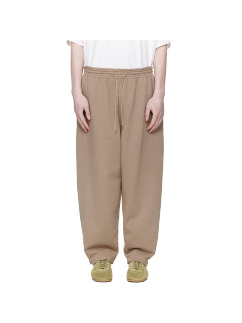 HED MAYNER Brown Drawstring Sweatpants