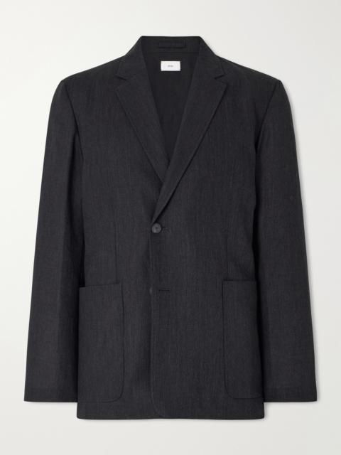 ATON Linen and Wool-Blend Suit Jacket