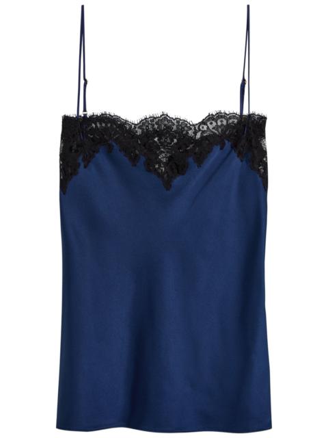 Stella McCartney Stella Mccartney Iconic Lace-trimmed Satin top