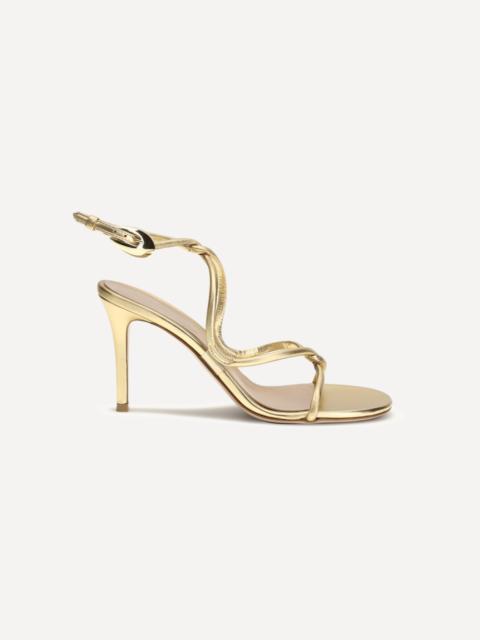Jungle Mamba metallic leather Sandals