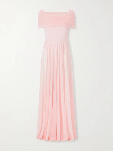 NORMA KAMALI Flared Sheer Gown