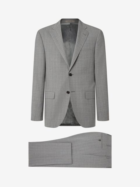 CORNELIANI Grey naturally stretch wool suit
