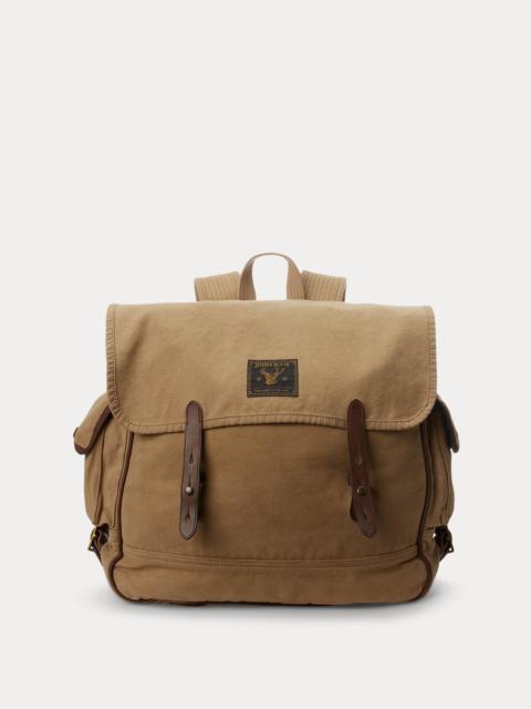 RRL by Ralph Lauren Leather-Trim Canvas Backpack