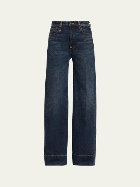 R13 Pauline Wide-Leg Jeans