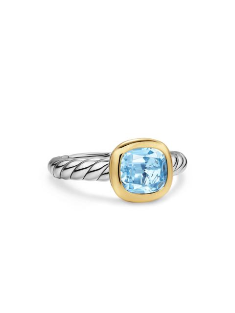 DAVID YURMAN Women's DY Mercer Color Stone Ring in Sterling Silver - Sky Blue Topaz