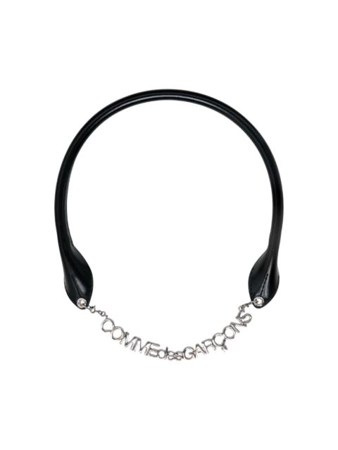 Comme Des Garçons logo-lettering necklace