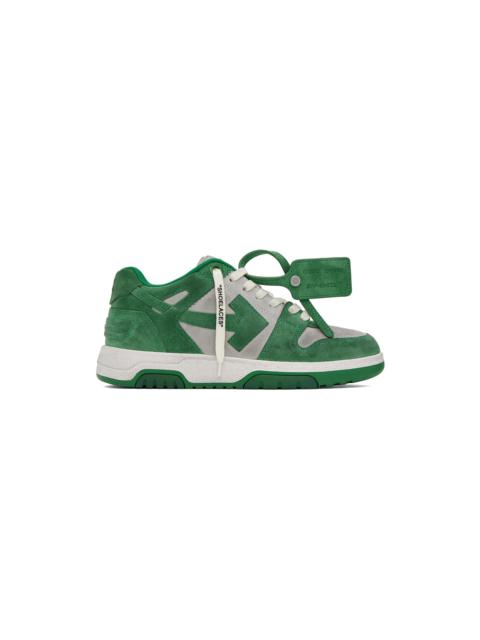 Green & White Out Of Office Vintage Sneakers