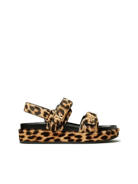TORY BURCH Kira leopard sandals