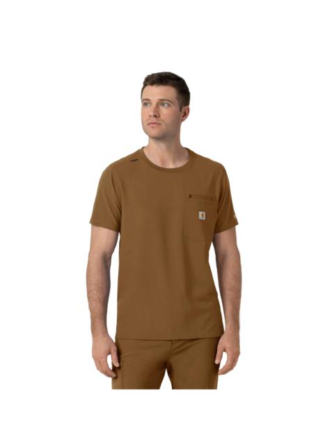 Carhartt Force Cross-Flex Crew Neck Scrub Top
