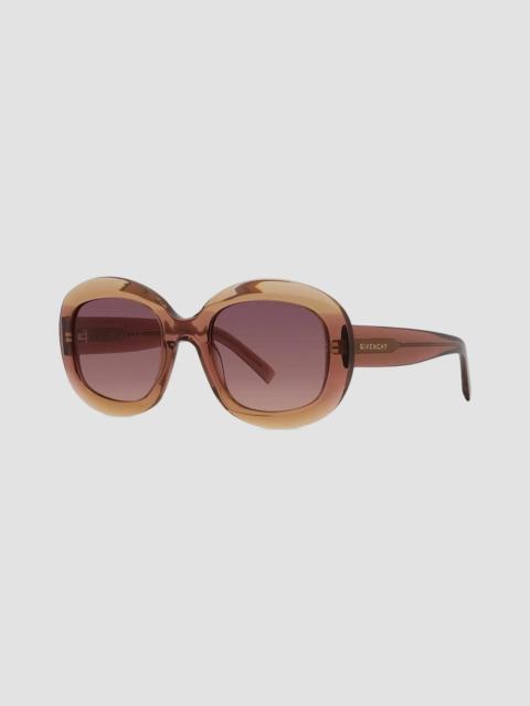Givenchy Women's City 52MM Geometric Sunglasses - Pink