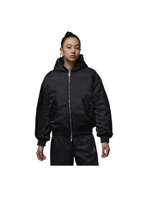 Jordan (WMNS) Air Jordan Renegade Flight Therma-Fit Reversible Jacket 'Black' HV0358-010