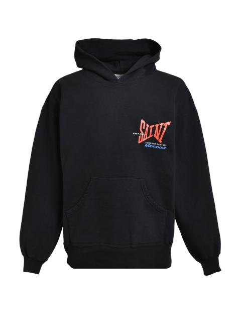 SAINT M×××××× HOODIE/RIBON SAINT / BLK