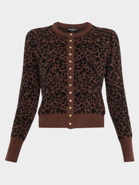 GENERATION LOVE Tulum Knit Leopard Cardigan