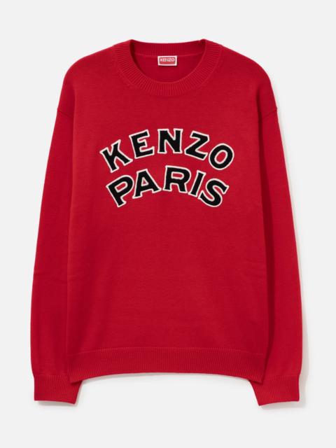 KENZO 'KENZO PARIS EMBLEM' JUMPER IN WOOL COTTON