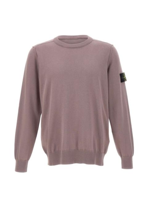 Stone Island logo crew-neck sweatshirt