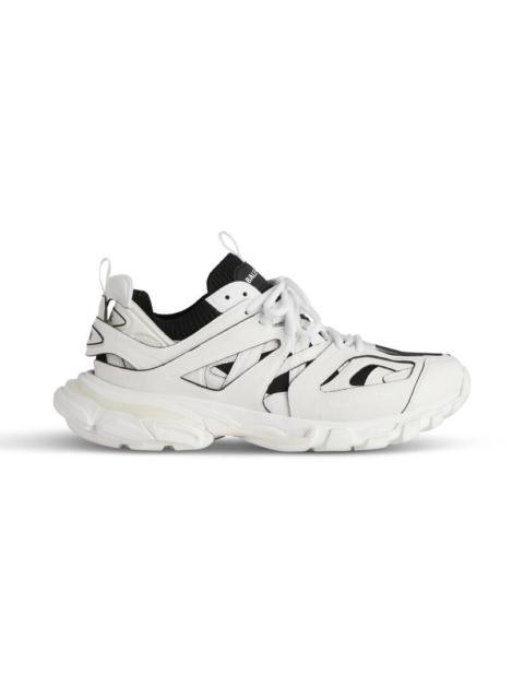 Women's Track Sock Sneaker  in White/black