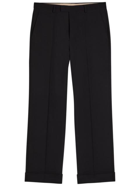 Valentino Valentino Garavani Straight-leg Wool Trousers