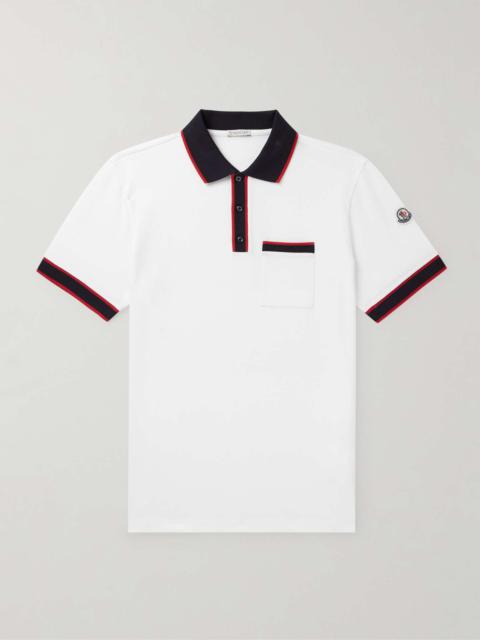 Logo-Appliquéd Cotton-Piqué Polo Shirt