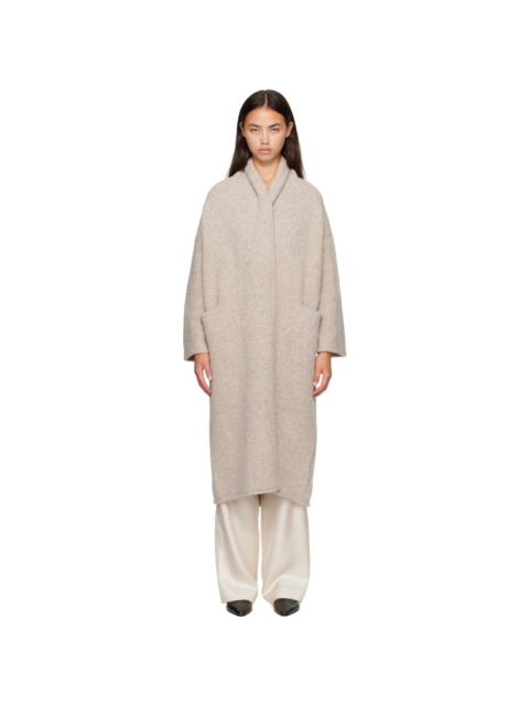 LAUREN MANOOGIAN Off-White Long Shawl Cardigan