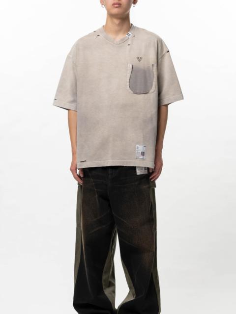 Maison MIHARAYASUHIRO Sun Faded Like V-neck T-shirt