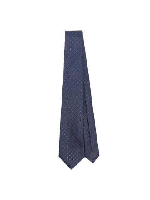 patterned-jacquard tie