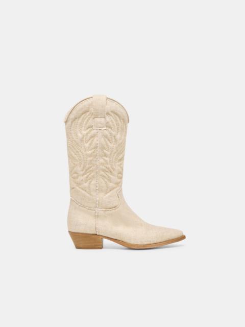dolce vita TANNER BOOTS BONE FABRIC