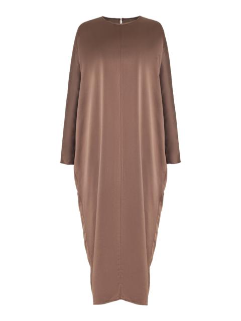 Odelle Draped Maxi Dress brown