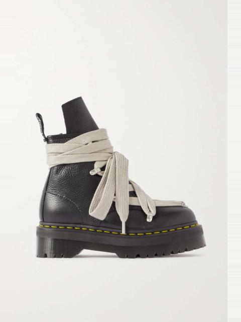 Dr. Martens + Dr. Martens 1460 Bex textured-leather ankle boots