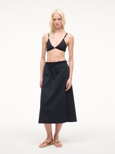 STAUD STAUD SHORE SKIRT BLACK
