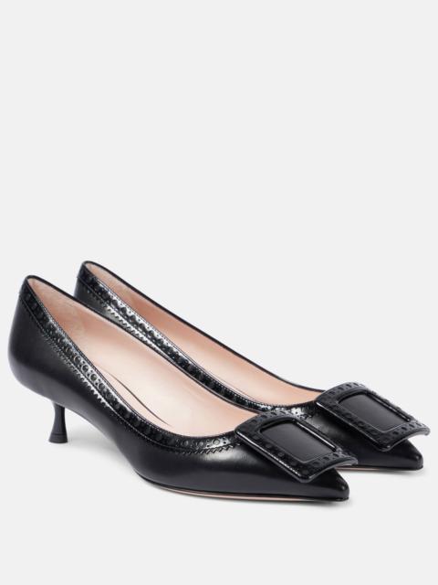 Roger Vivier Viv' In The City leather pumps
