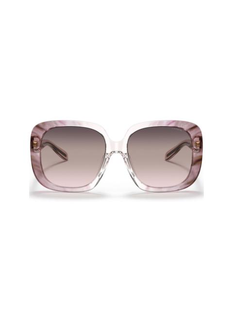 COACH ombré square-frame sunglasses