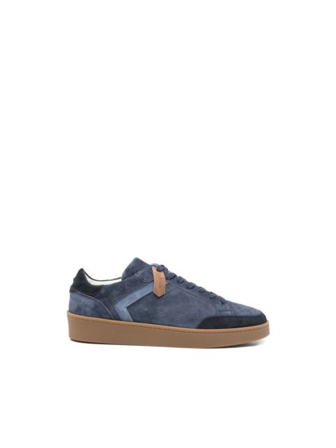 Canali suede panelled sneakers