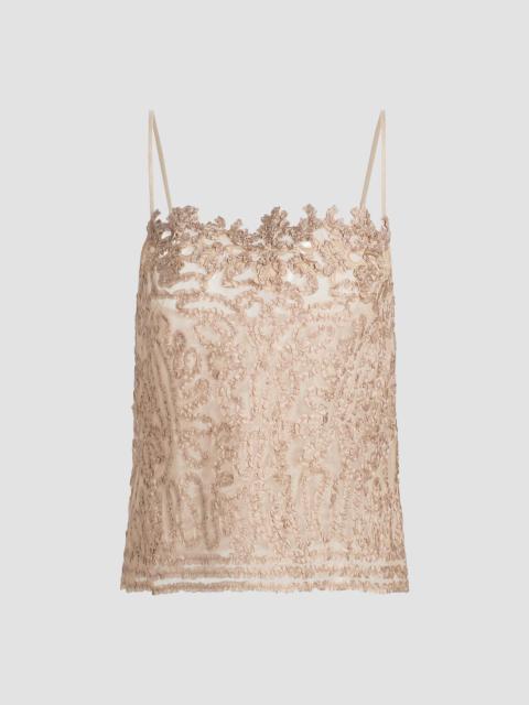 KOBI HALPERIN Women's Giselle Textured Cami Blouse - Antique